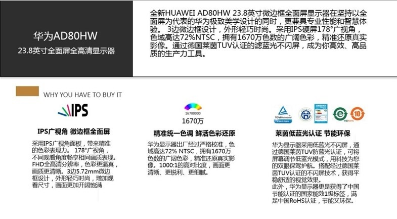 华为显示器
