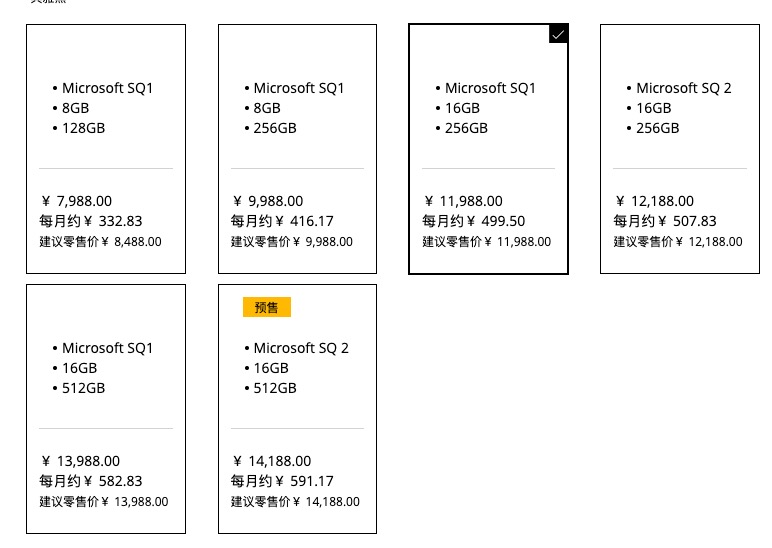 换代只是文字游戏！微软全新Surface Pro X没诚意