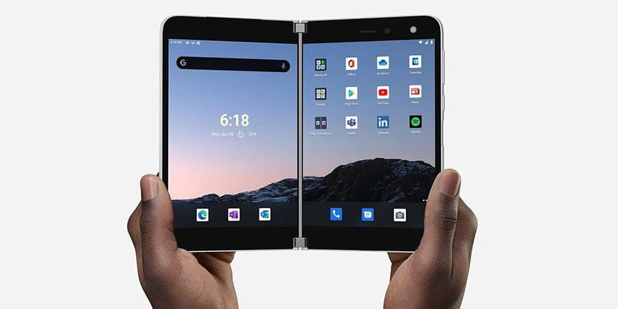 万年铰链双屏设计 微软Surface Duo 2或年底发布