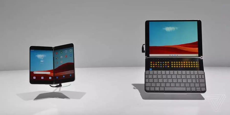 万年铰链双屏设计 微软Surface Duo 2或年底发布