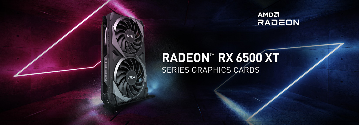 CES 2022:MSI推出定制AMD Radeon RX 6500 XT显卡