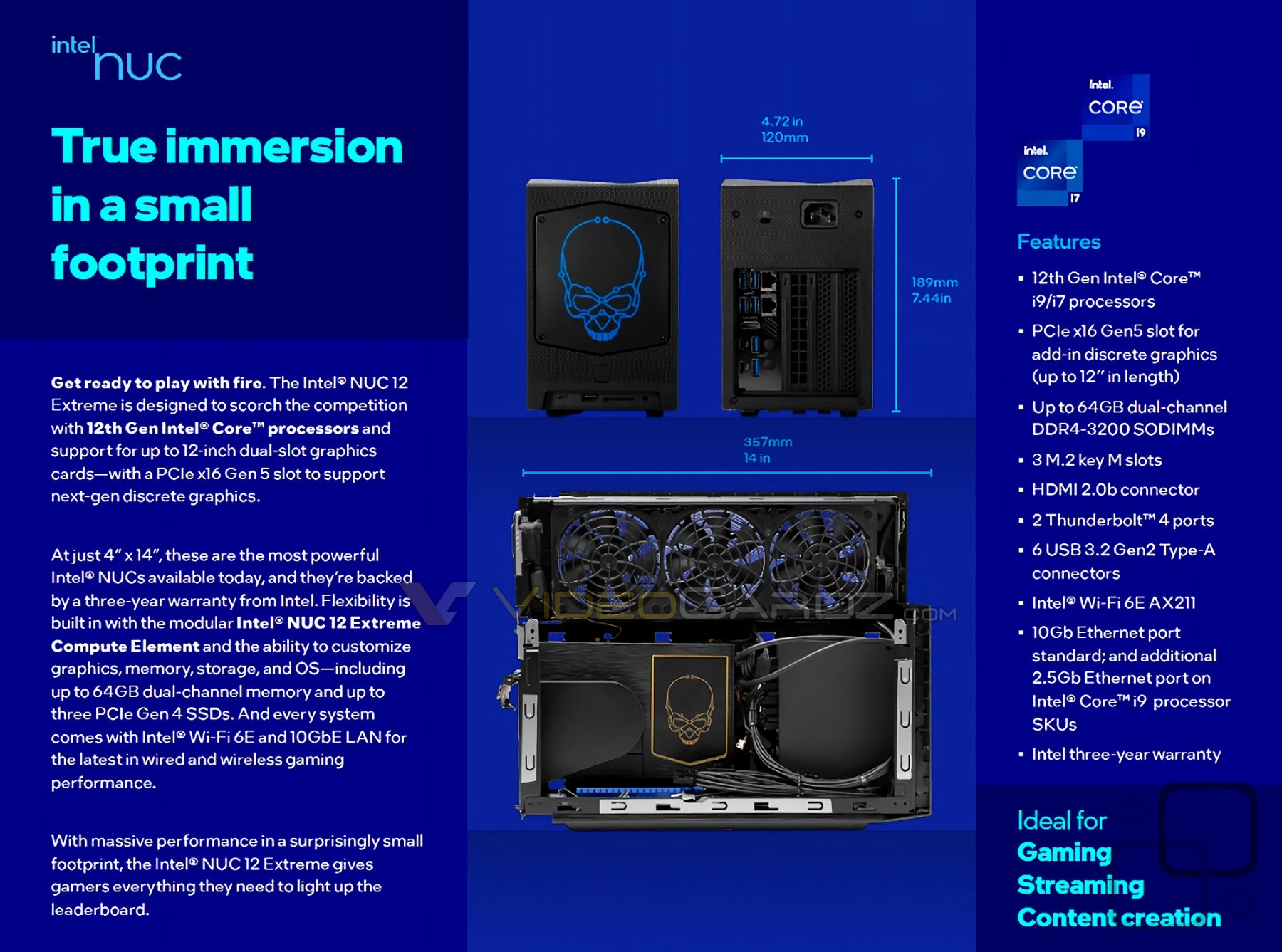 Intel将推出NUC 12 Extreme “Dragon Canyon”