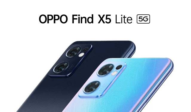 Oppo Find X5系列发布活动已定于2月28日举行