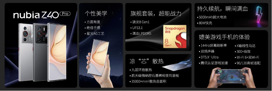全新一代骁龙8助力努比亚Z40 Pro打造人文影像新旗舰