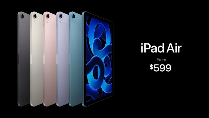 新iPad Air发布 M1芯片性能提升60% 无ProMotion 支持5G