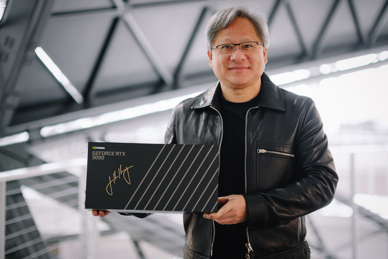 今年GTC将送出八张NVIDIA首席执行官Jensen签名RTX3090显卡