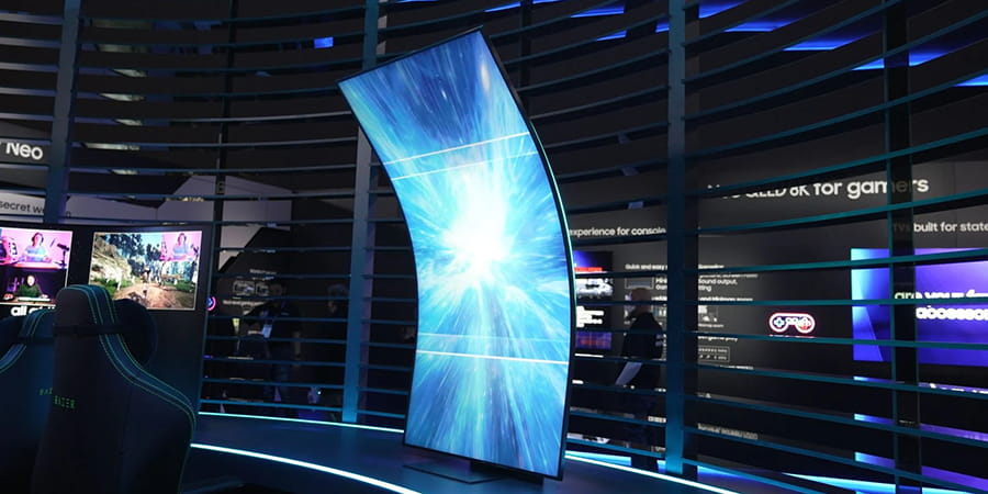 三星55英寸Odyssey Ark弧形游戏显示器将于8月上市