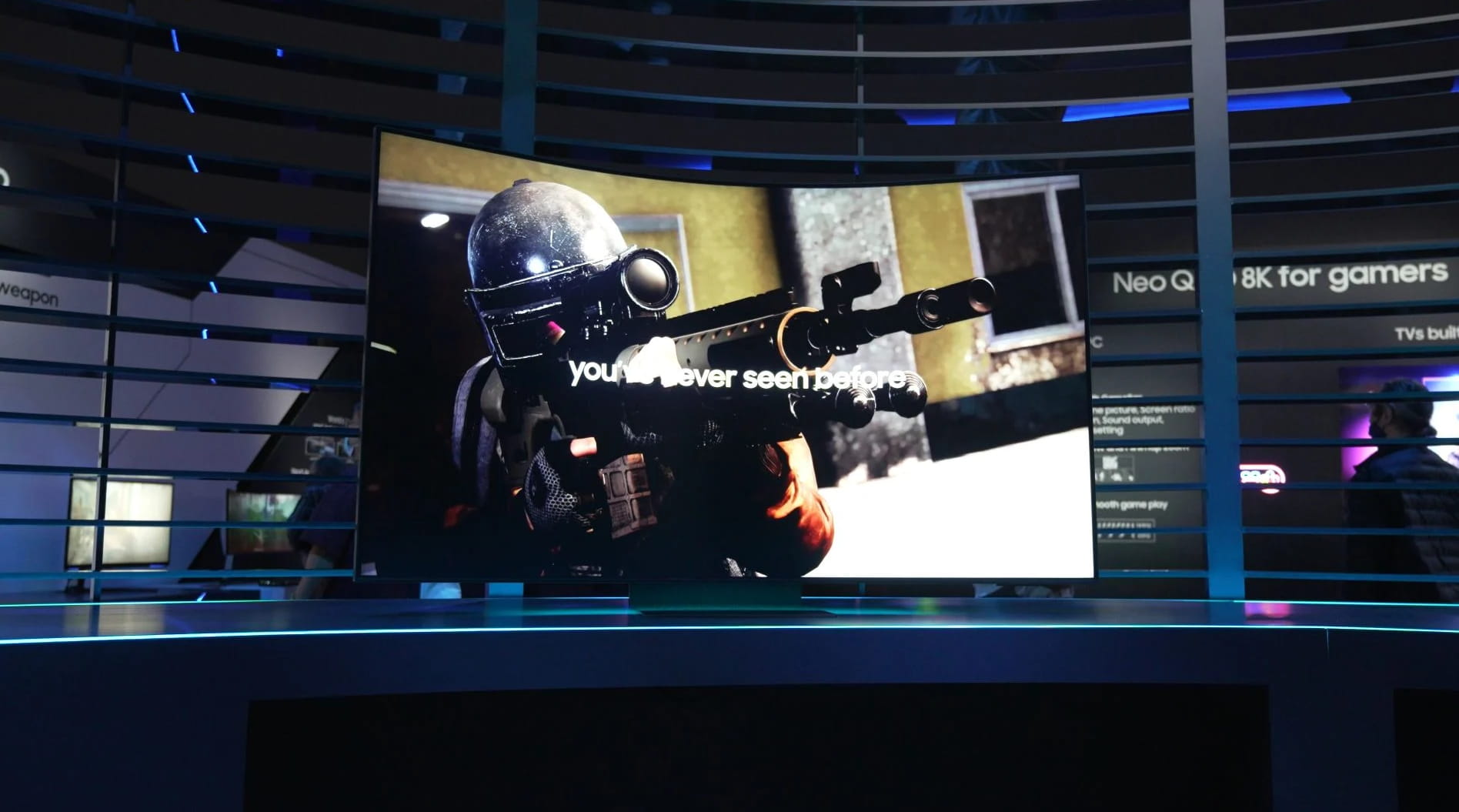 三星55英寸Odyssey Ark弧形游戏显示器将于8月上市