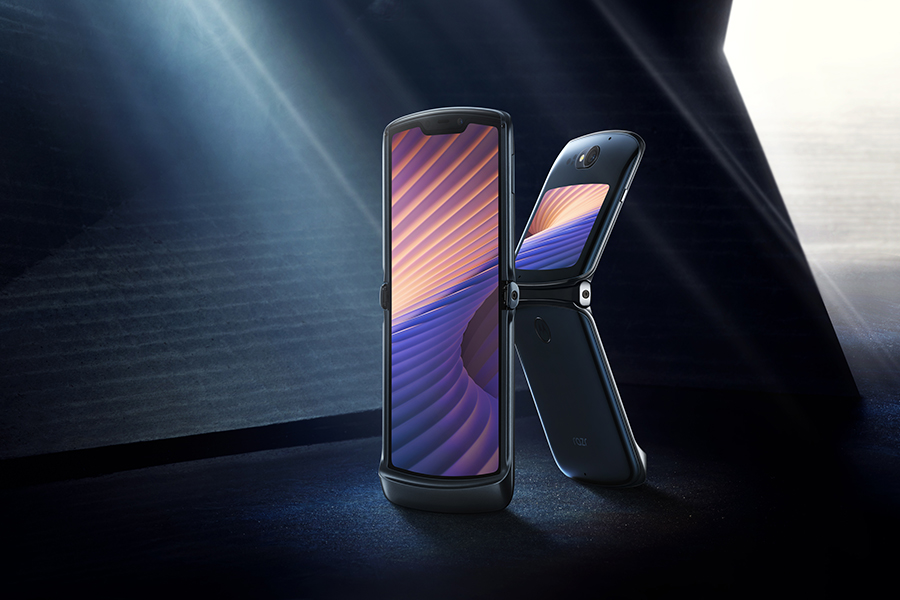 motorola razr 刀锋5G折叠手机