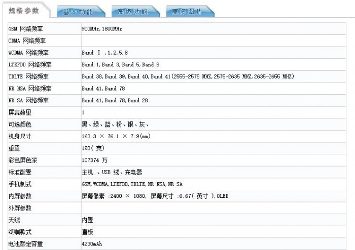 motorola Edge 20系列已通过工信部认证 标配1亿像素主摄