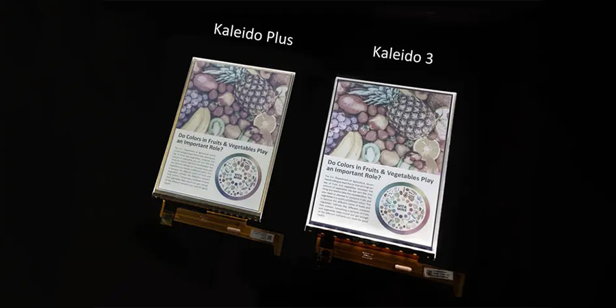 元太推出新一代Kaleido 3彩色印刷电子纸模组 可播放动画