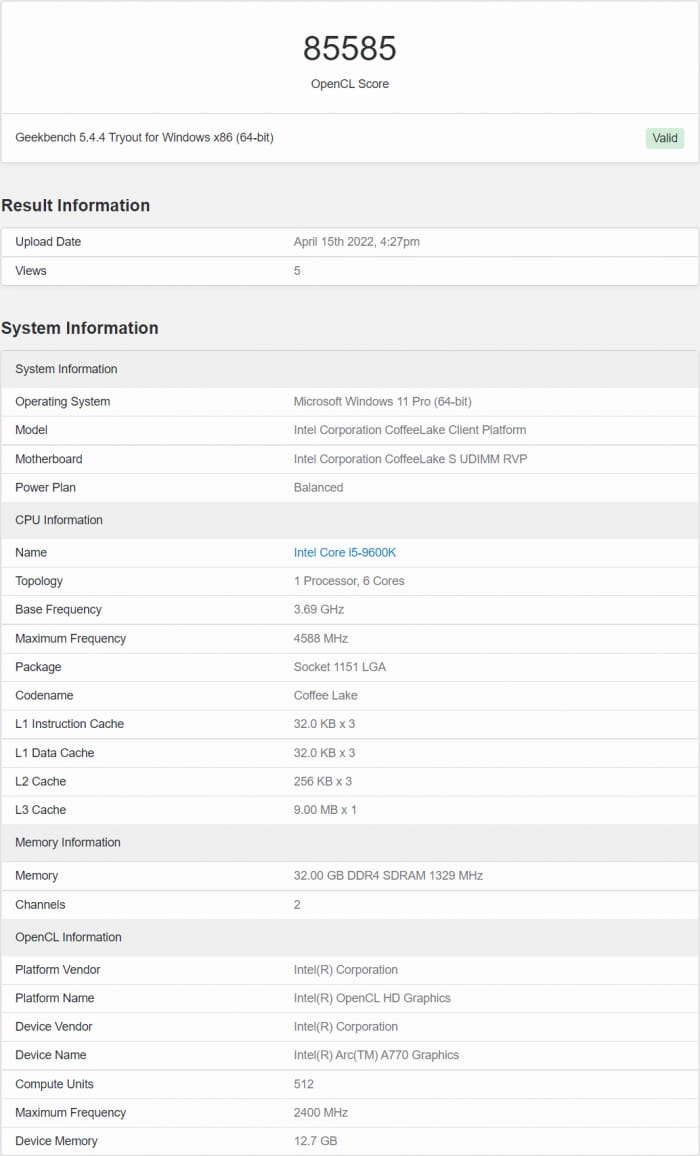 Arc Alchemist A系列显卡有四种版本 A770比RTX 3060 Ti快