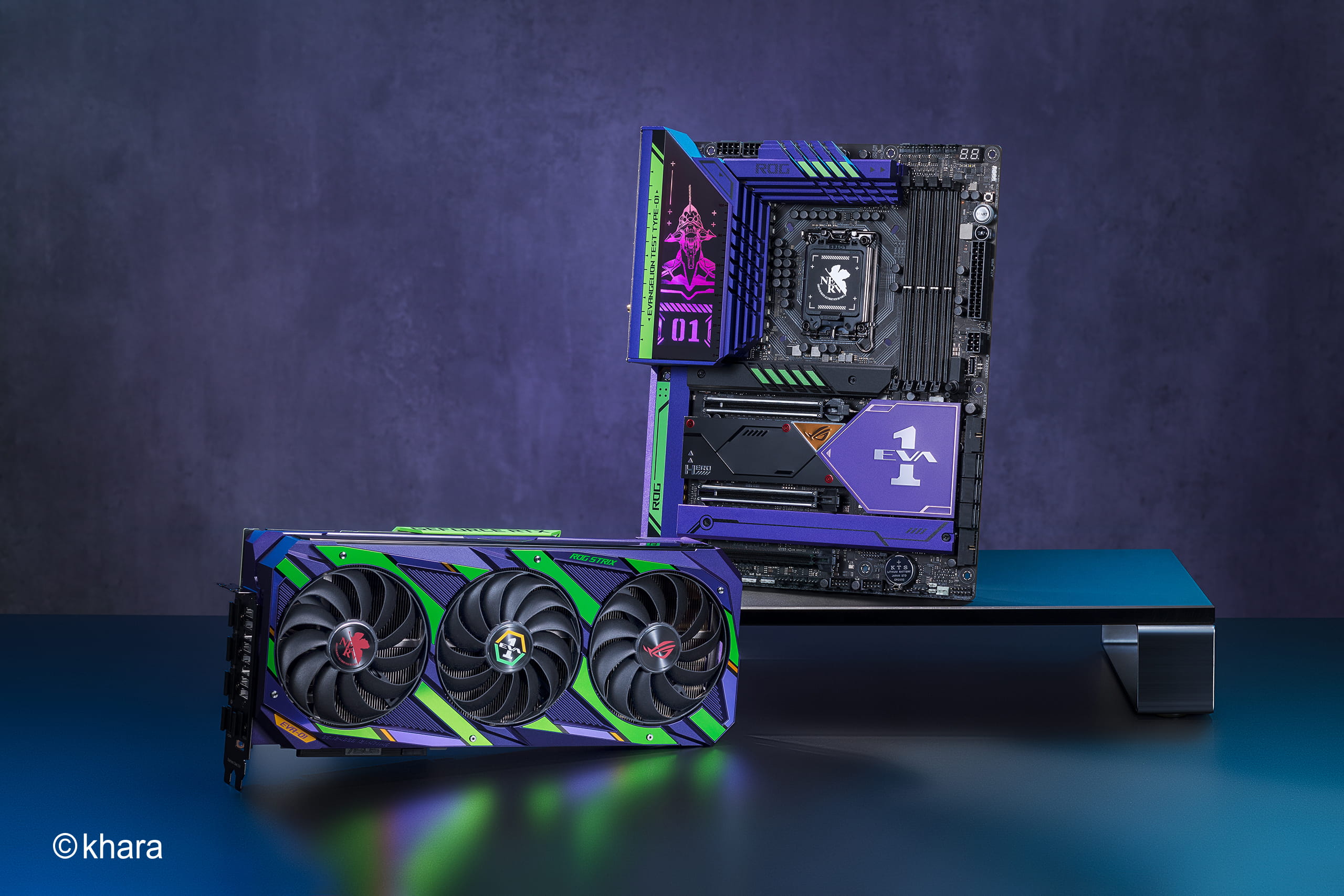ROG x EVANGELION联名款 主板 显卡等一系列硬件发布