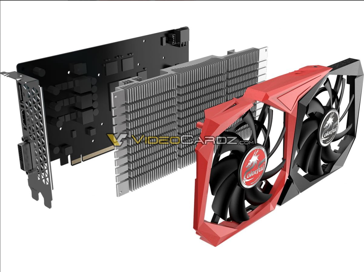七彩虹GeForce GTX 1630独显曝光 双风扇设计 配DVI接口