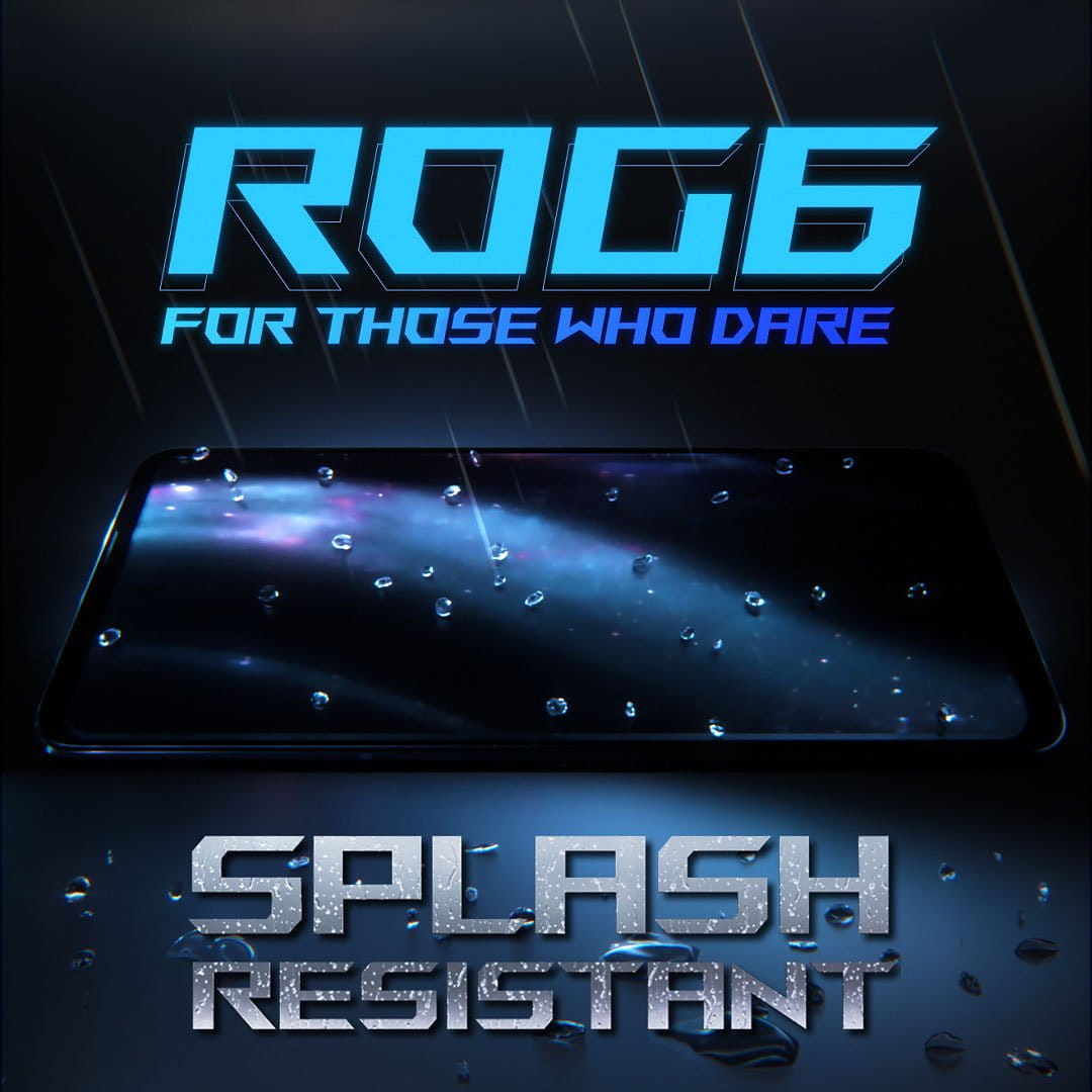 ROG游戏手机6信息汇总 全球首款IPX4级游戏手机