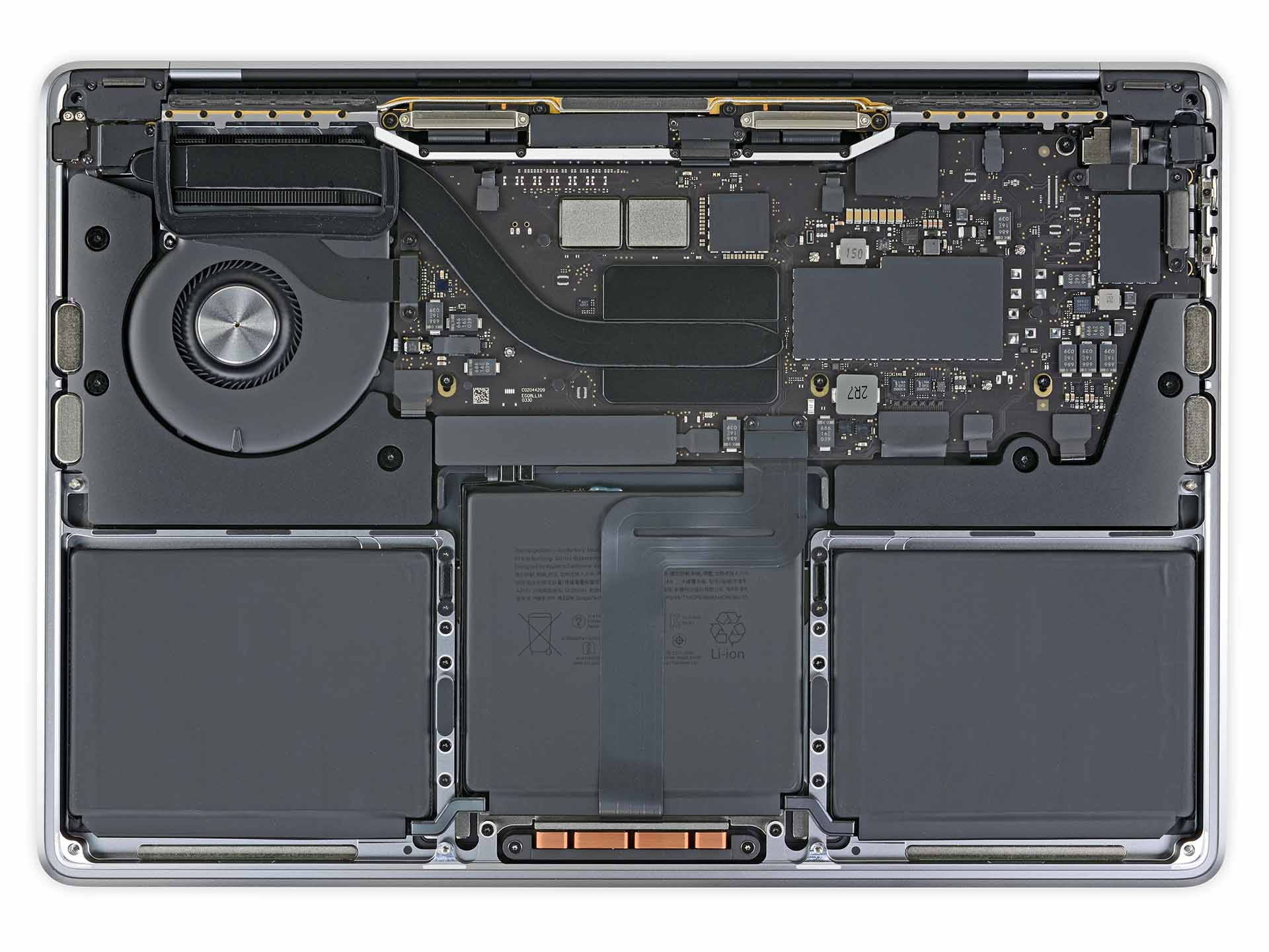 M2 MacBook Pro内部设计与M1 MacBook Pro几乎相同