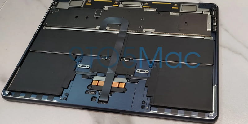 M2 MacBook Air内部图片曝光 大型被动散热器抢眼