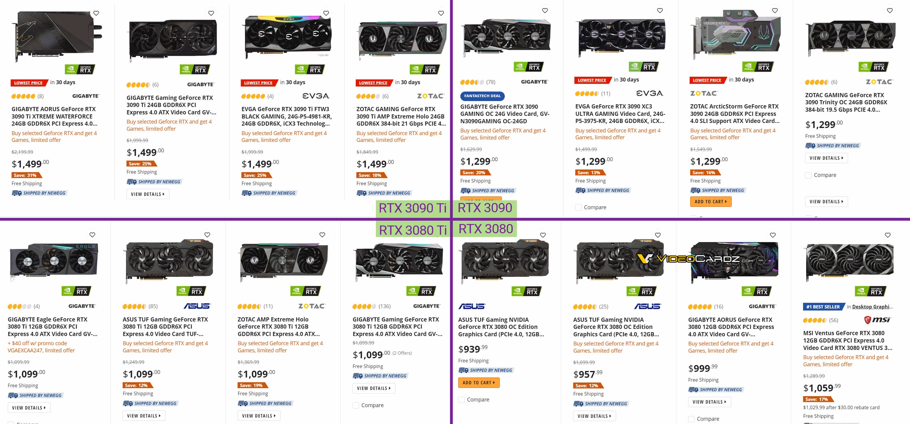 为了给RTX40系列让路 RTX 30系列官降 最高25% 
