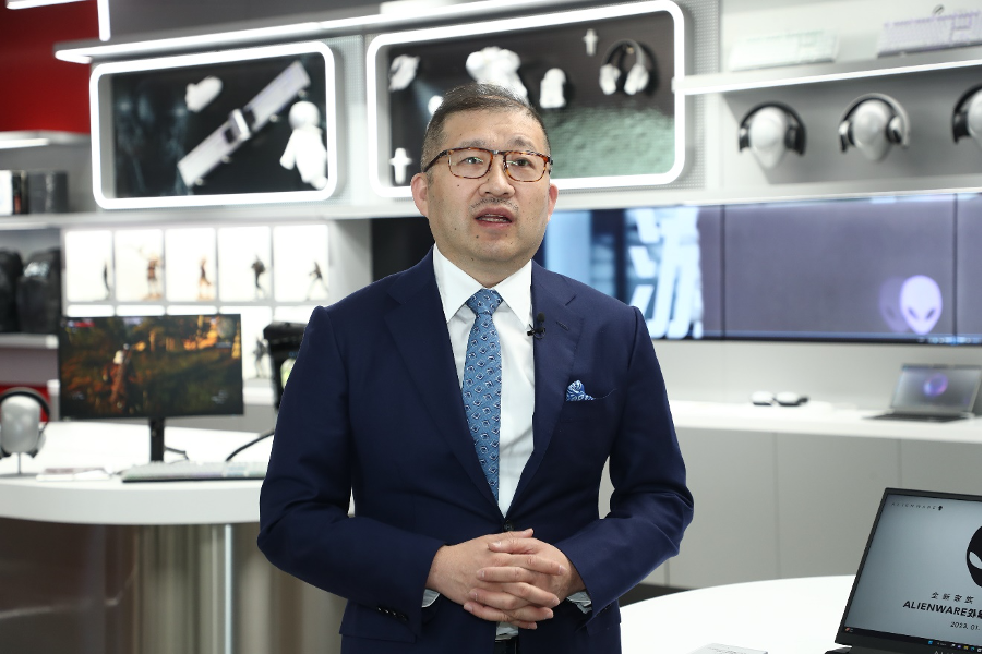 戴尔科技集团全球资深副总裁王利军介绍ALIENWARE外星人品牌战略及创新
