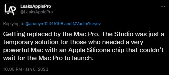 Mac Studio是临时产品 苹果将用Mac Pro取代它