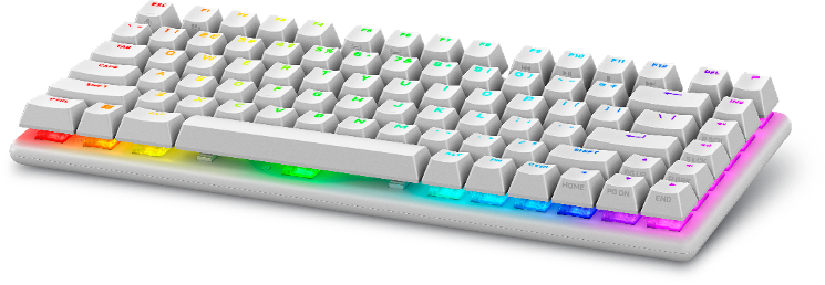 全新ALIENWARE外星人PRO无线游戏键盘采用75%配列紧凑布局