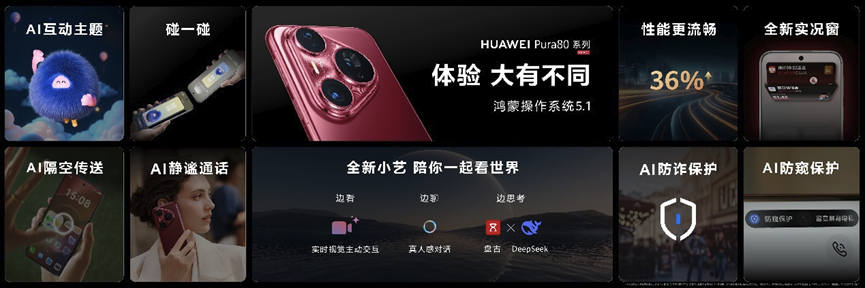 华为Pura 80系列及全场景新品发布会盛大举行，多款新品重磅亮相