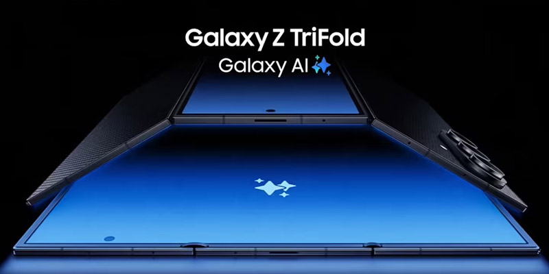 三星首款三折叠手机Galaxy Z TriFold发布 10英寸内屏+独立DeX 17302起