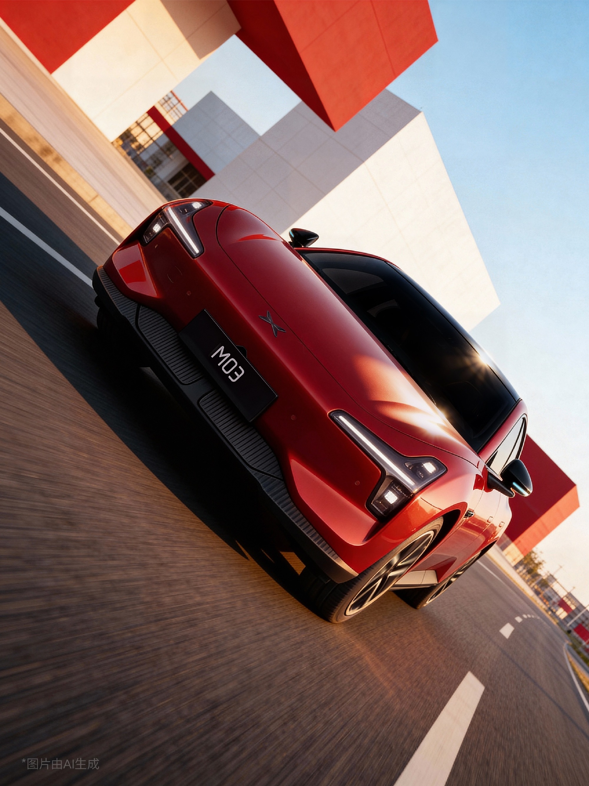 小鹏MONA M03官宣“车厘子红”新配色 爆款实力再添时尚buff