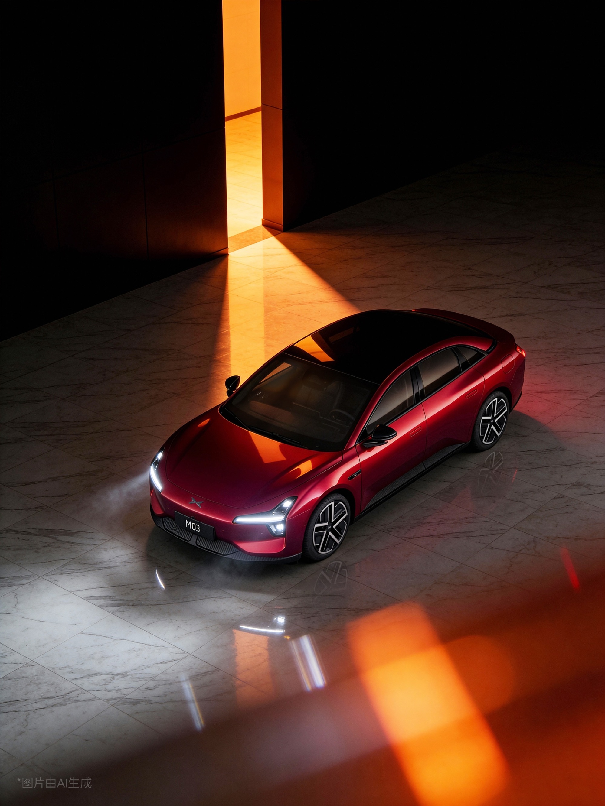 小鹏MONA M03官宣“车厘子红”新配色 爆款实力再添时尚buff