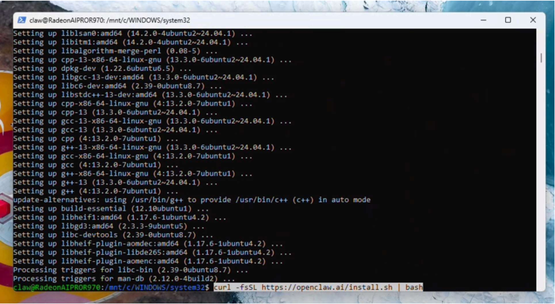在AMD锐龙AI Max+处理器和Radeon GPU上本地运行OpenClaw