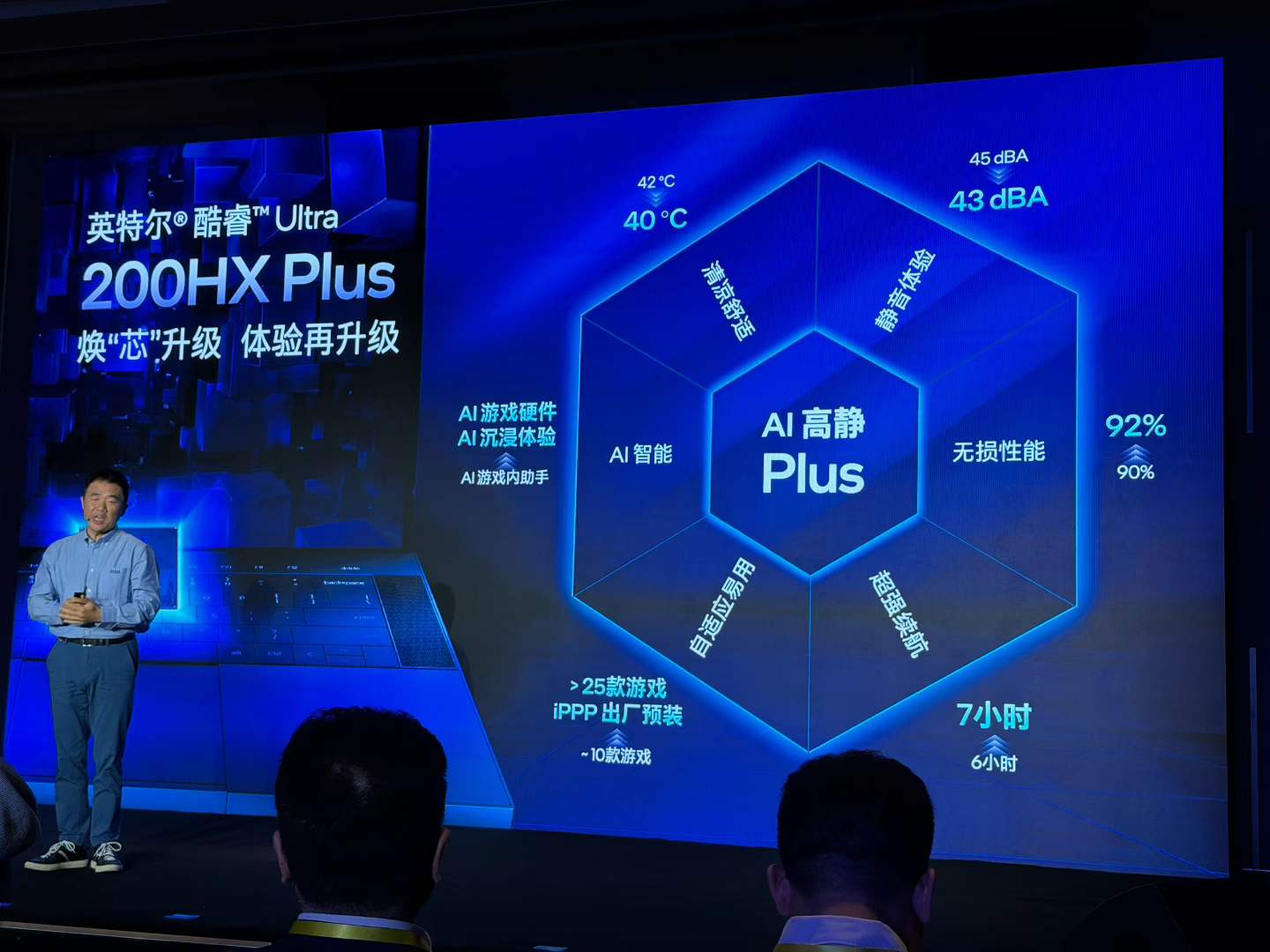 英特尔发布AI高静Plus游戏本 搭载酷睿Ultra 200HX Plus 升级6项核心指标