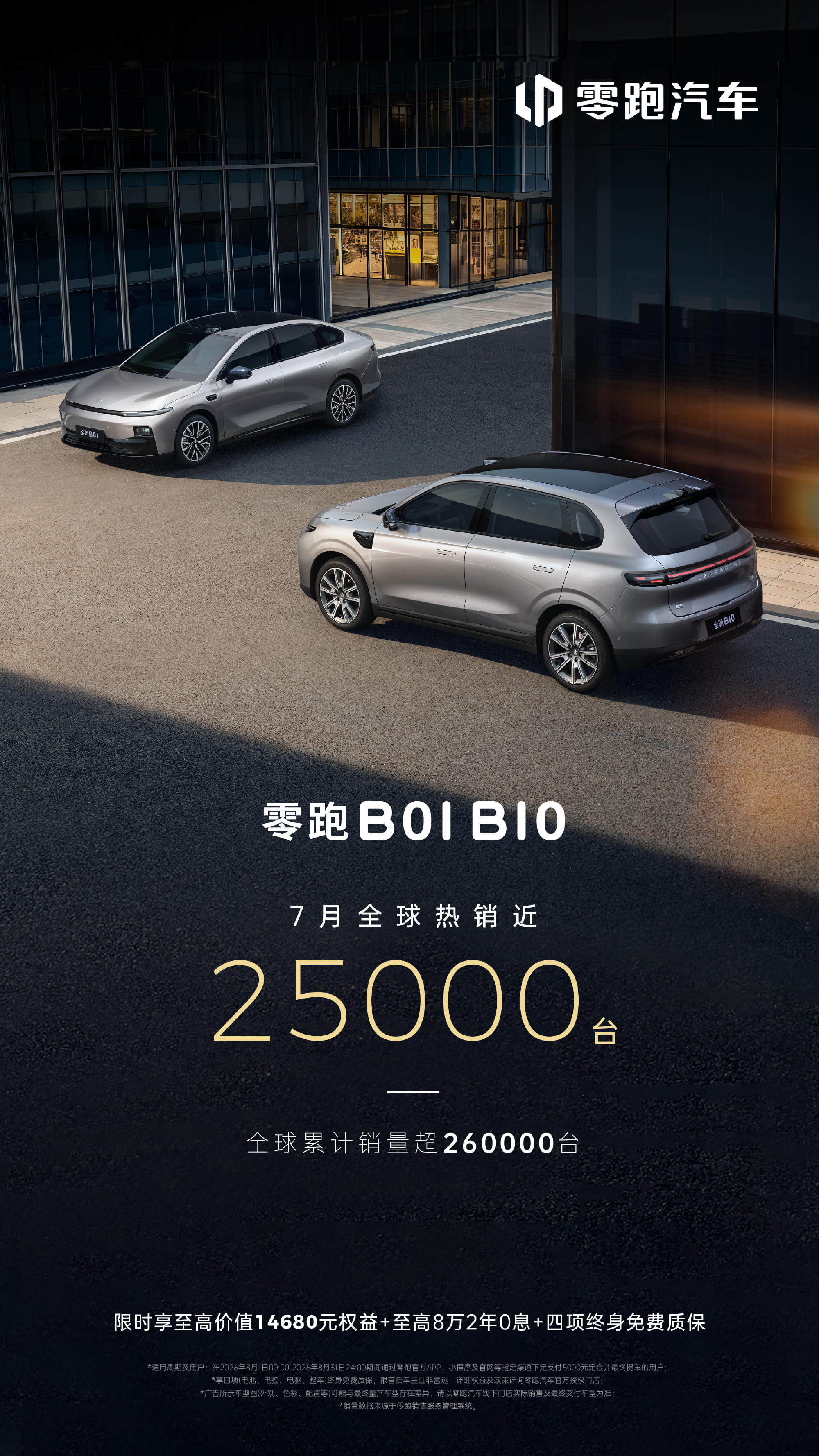新势力首个！零跑汽车7月交付首破10万台 全年百万销量目标可期