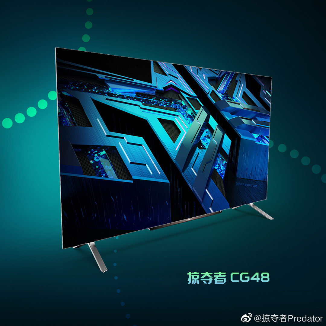 CES 2022：Acer发布三款游戏显示器 48英寸OLED可还行