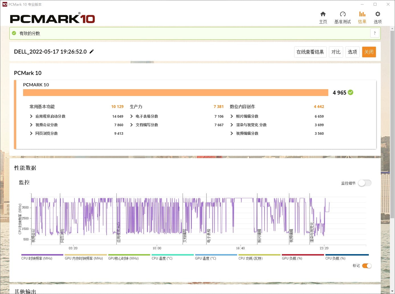 PCMark 10生产力