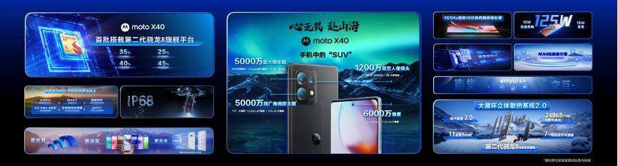 第二代骁龙8领衔巅峰能效！联想moto X40 3399元起