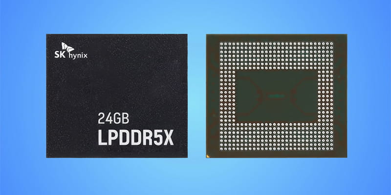 SK海力士开始批量生产业界首款24GB LPDDR5X DRAM